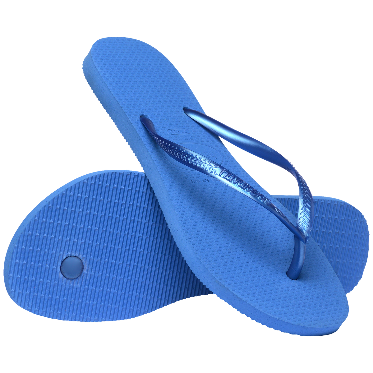 Women's Slim Flip Flops - BRILLIANT BLUE