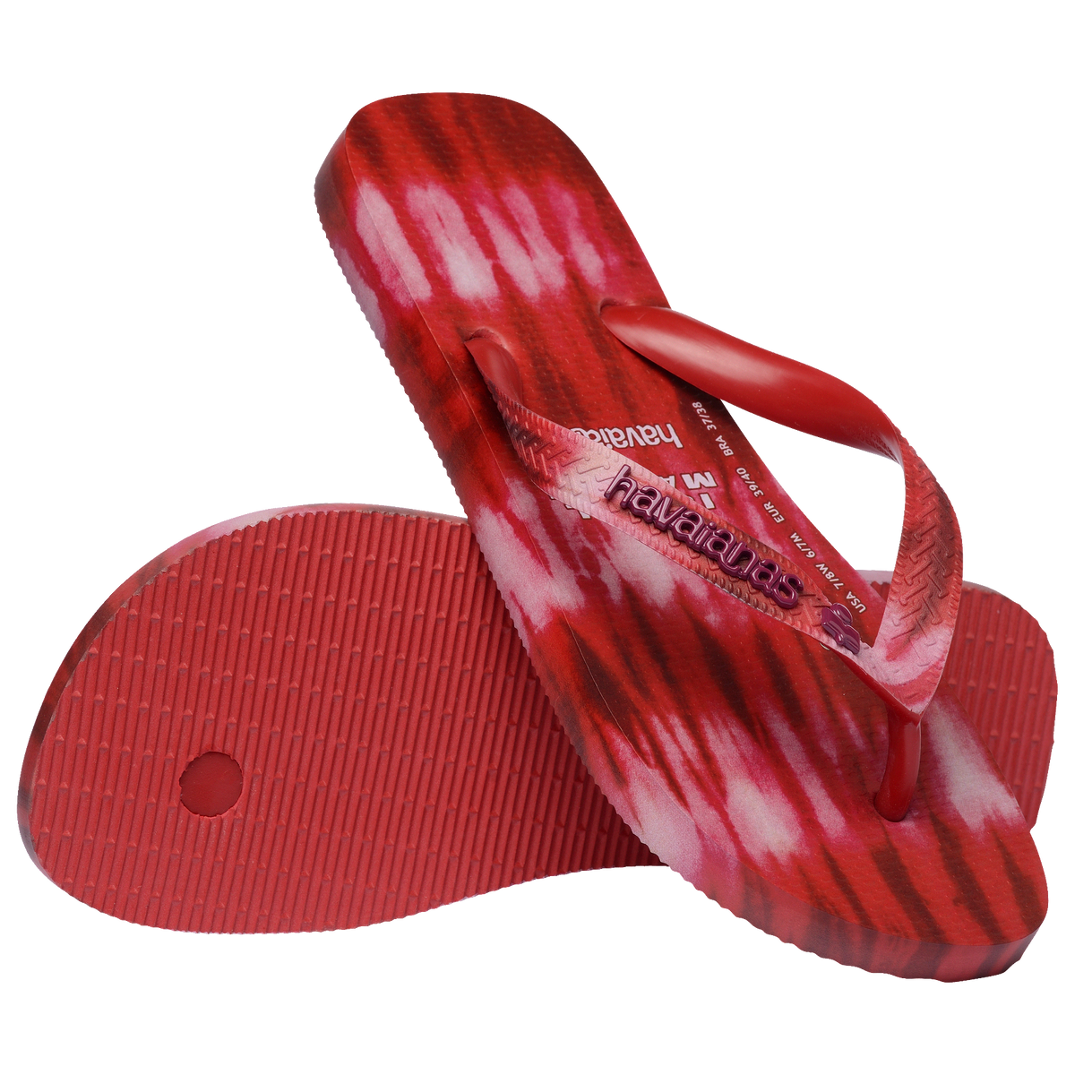 Women's Isabel Marant Top Ikat Flip Flops - Red