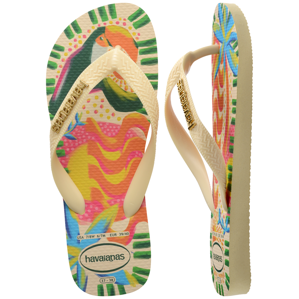 Women's Top Bossa Flip Flops - Buttercream